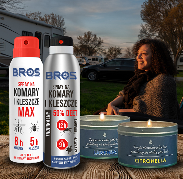 świece przeciw komarom kleszczom 